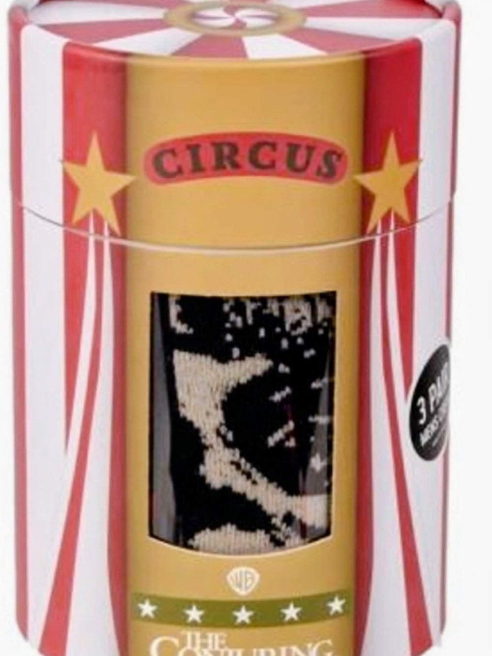 Circus The Conjuring Socks 3-Pack in Black and Cream